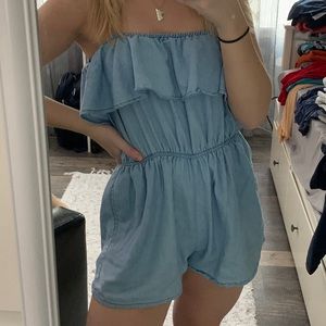 Bleach dyed romper
